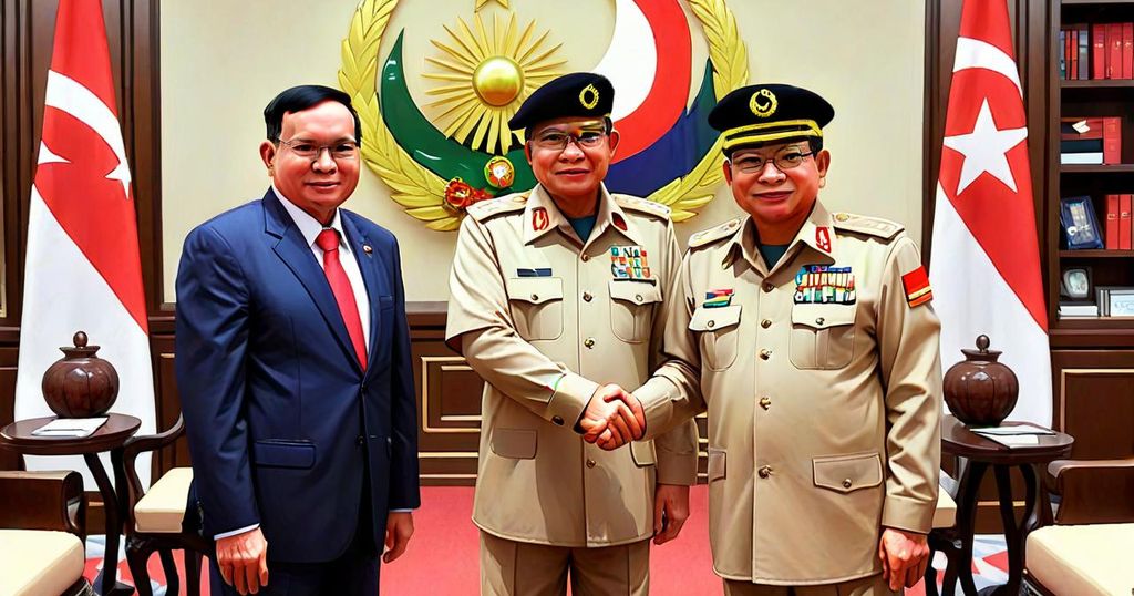Prabowo Vows to Strengthen Defense Ties with Singapore and Promote Regional Dialogue