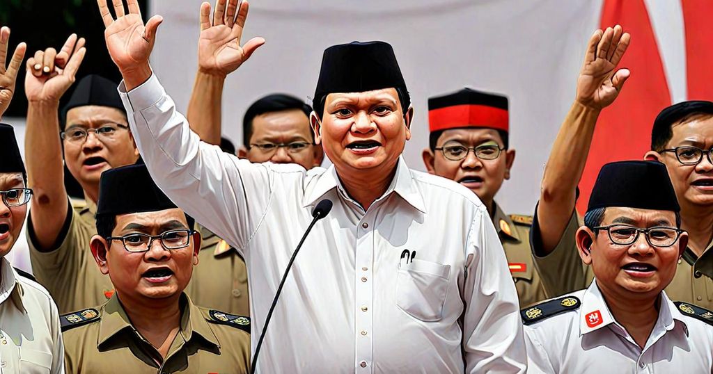 Prabowo Subianto Elected as Next President of Indonesia and Emphasizes Need for National Unity